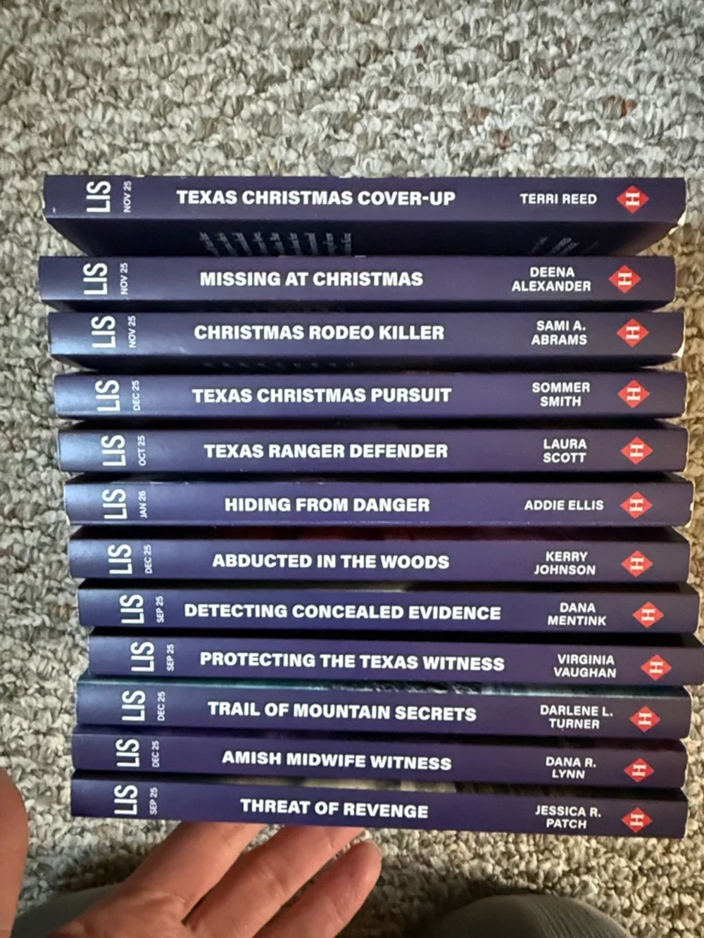 (12)-Love Inspired Suspense Paperback Book Bundle